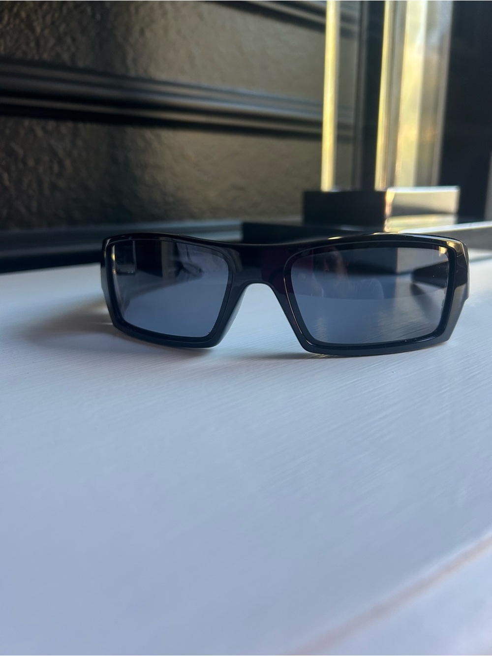 Oakley Gascan Sunglasses Polished Black Frame Lens 03-471. 60👁️16